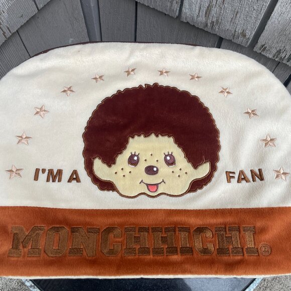 Monchichi Plush Head Pillow Cushion Sekiguchi and Cover - Picture 9 of 11